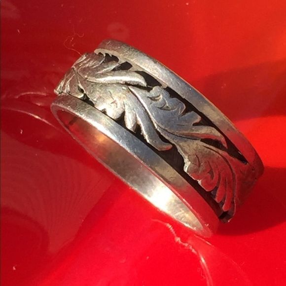 Jewelry | Vintage925spinningimpressionring | Poshmark